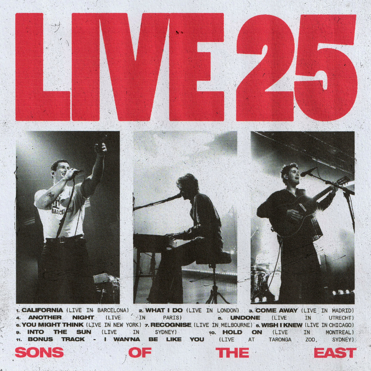 Sons Of The East - LIVE 25 Vinyl (Pre-order)