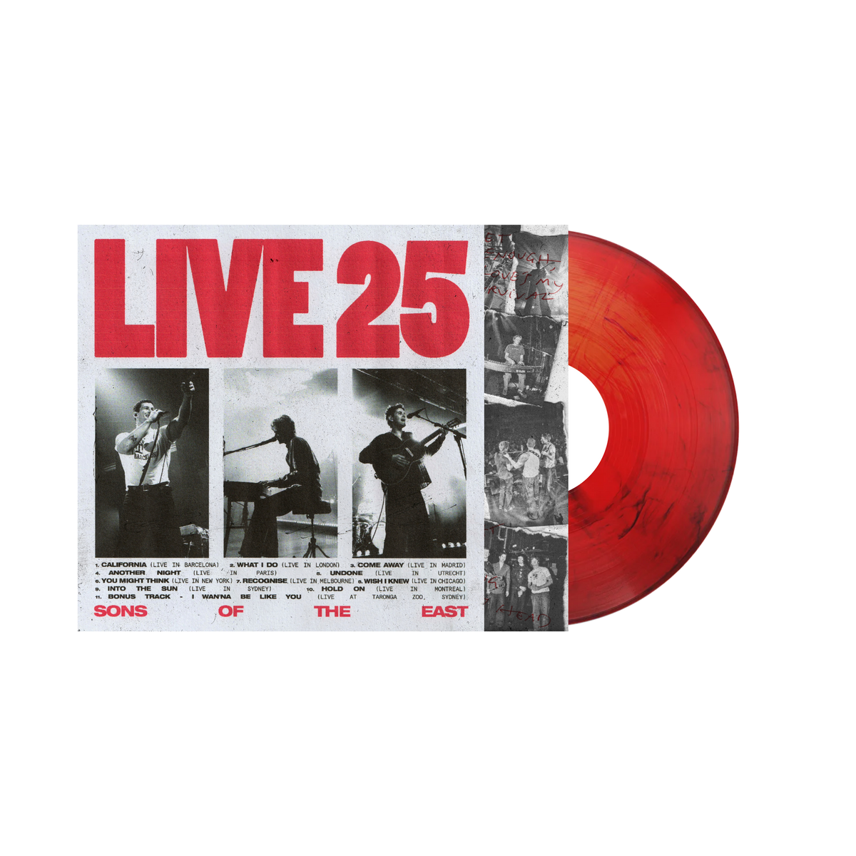 Sons Of The East - LIVE 25 Red Vinyl (Pre-order)