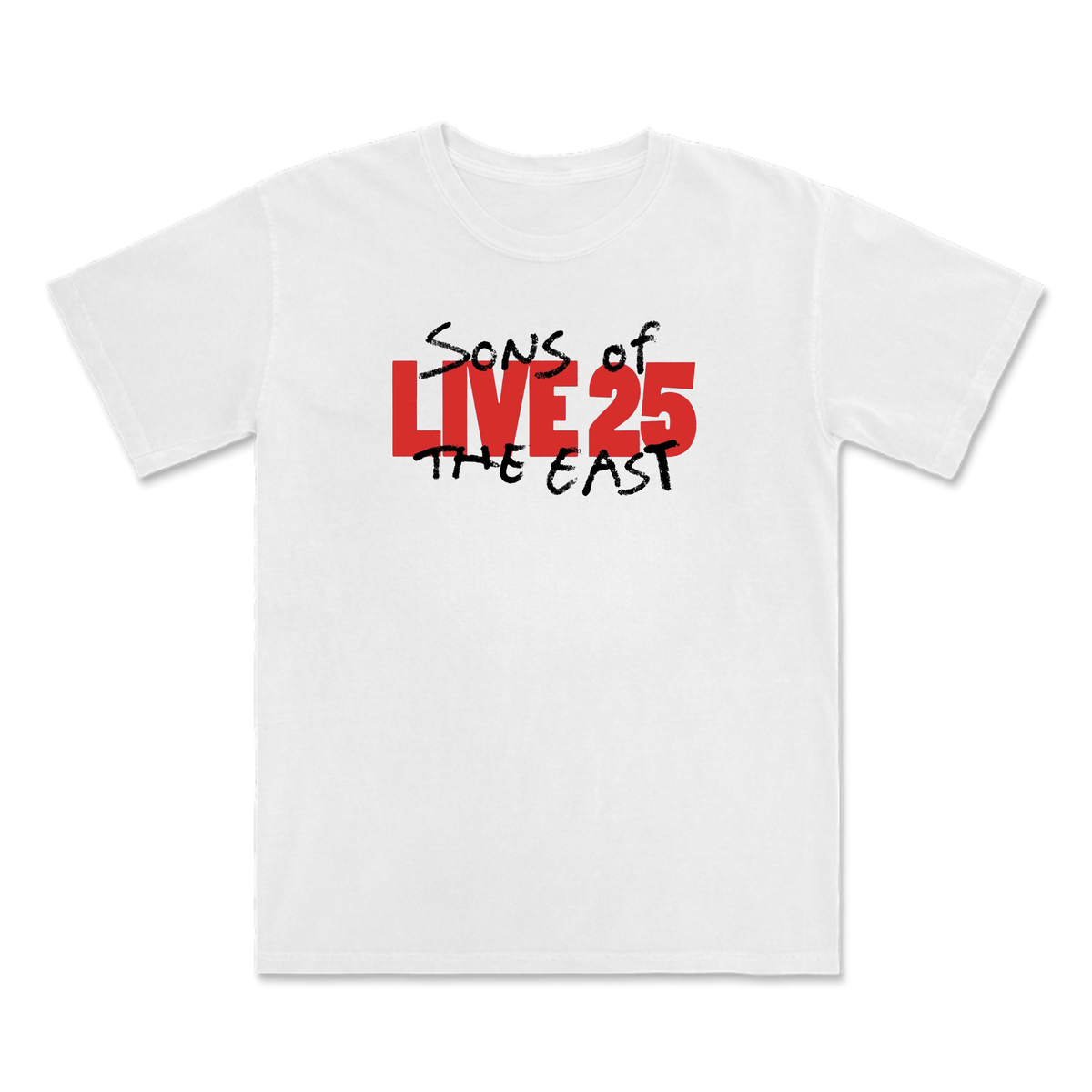 Sons Of The East - LIVE 25 Tee (Pre-order)