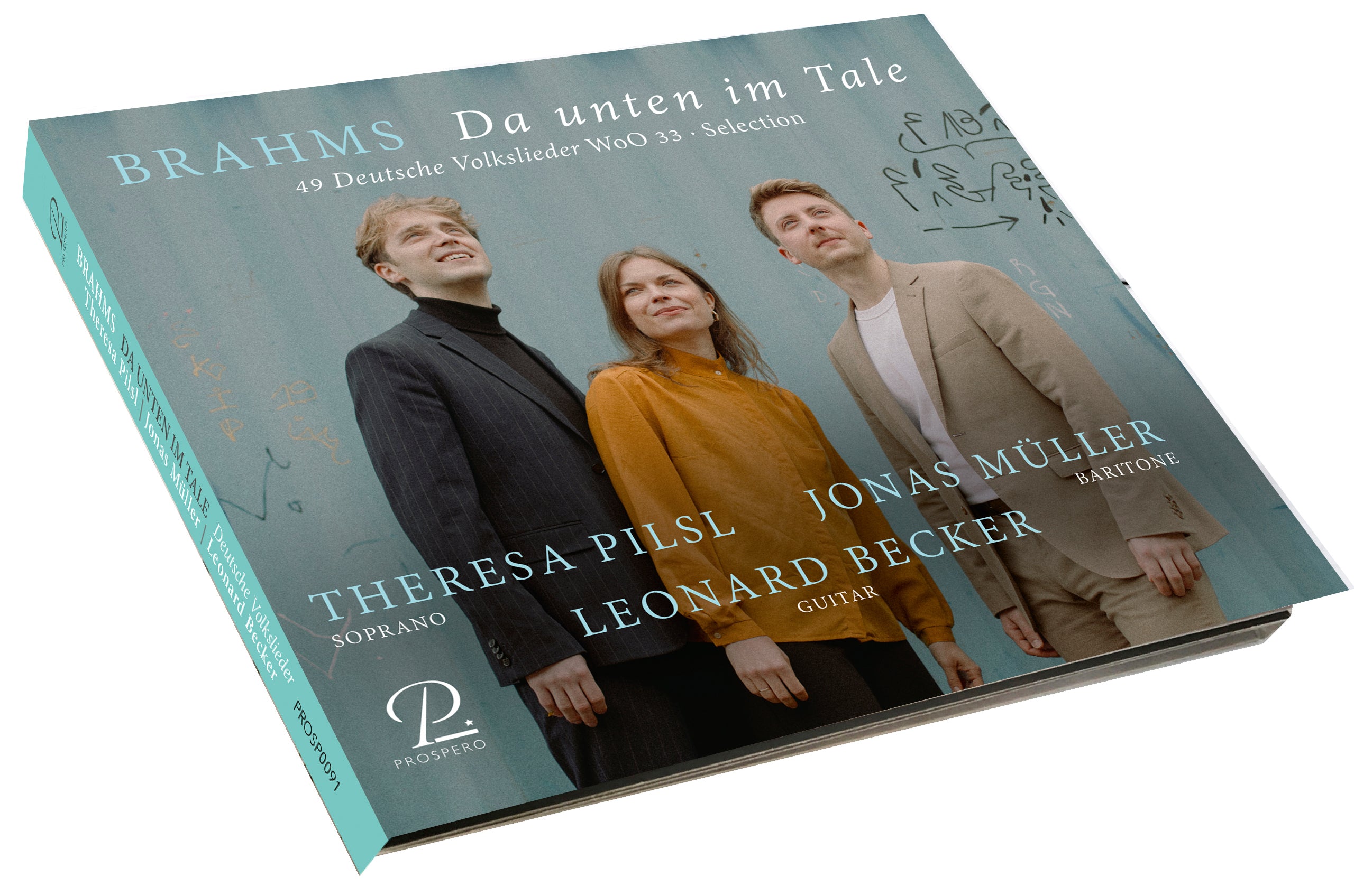 Leonard Becker / Theresa Pilsl / Jonas Müller - Brahms: Da unten im Tale, 49 Deutsche Volkslieder, WoO 33 (Selection) CD