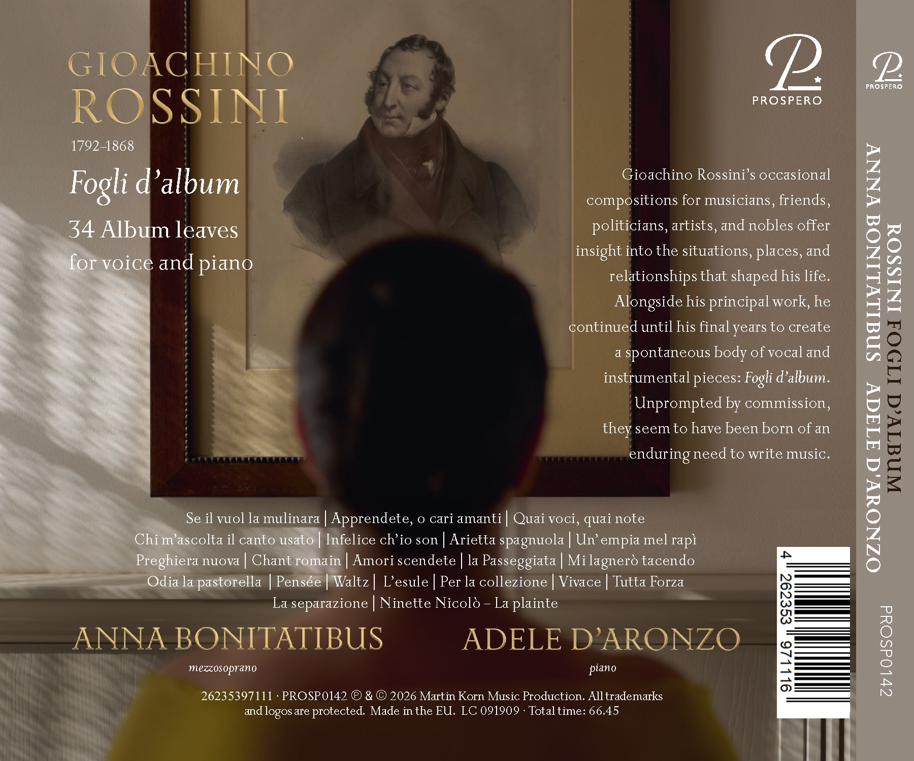 Anna Bonitatibus - Fogli d'album - Rossini Rarities CD [PRE-ORDER]