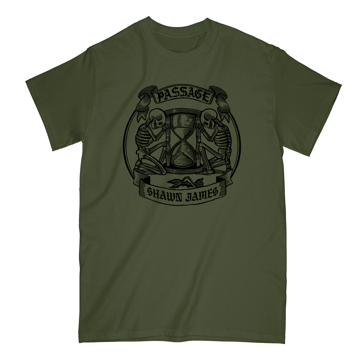 Shawn James - Passage T-shirt - Forrest Green