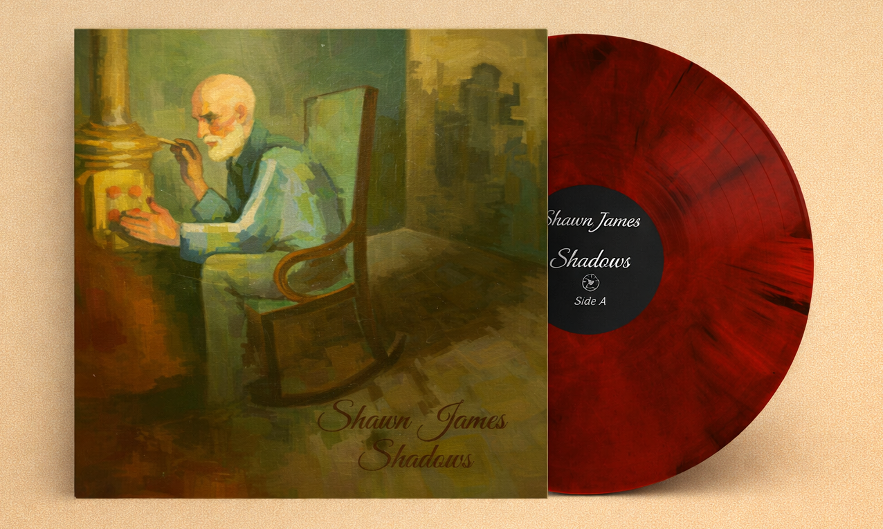 Shawn James - Shadows (Red/Black Marble) LP