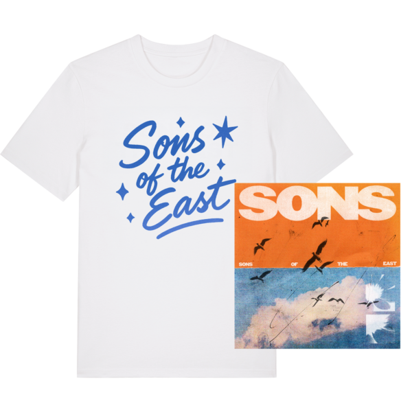 SONS OF THE EAST – SONS White T-Shirt BUNDLE